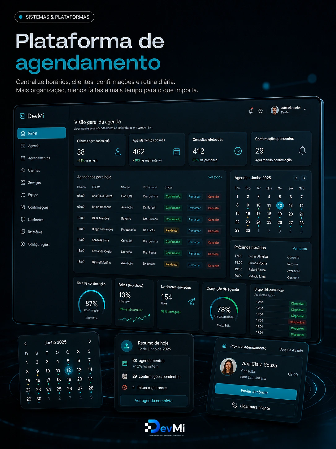 Plataforma de agendamento